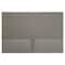 JAM Paper Gray 2-Pocket Textured Linen Business Folders, 25ct.